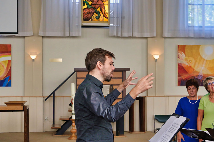 27 okt 2018 - Groot mannenkoor Midden Holland en gemengd koor Encore in de Geref.Kerk_21